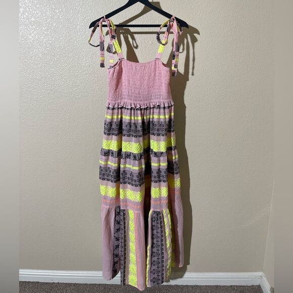 devotion neon dress Devotion Ella Dress Short N.Pink/Off-White (023.319.3G) X-Small
